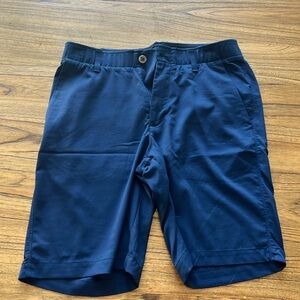 Under Armour navy blue golf shorts